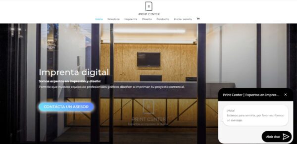 DISEÑO WEB PARA AGENCIA DE IMPRESIÓN