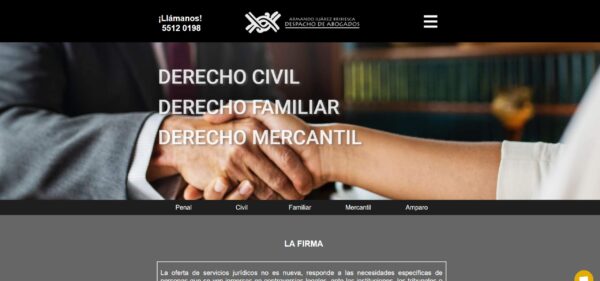 ELEGANTE SITIO DE FIRMA DE ABOGADOS