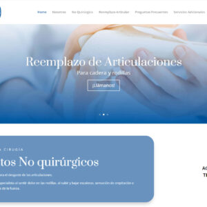 SITIO WEB PARA DOCTOR ORTOPEDISTA
