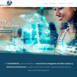 DISEÑO SITIO EMPRESARIAL FIBRA OPTICA