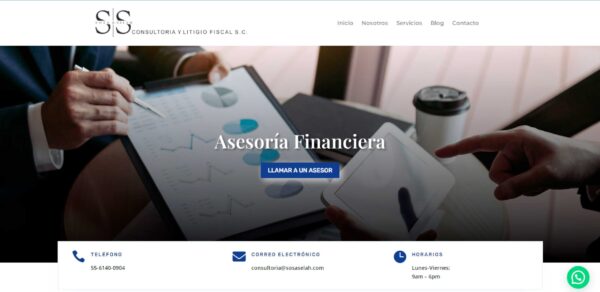 SITIO WEB DE ASESORIA FISCAL PROFESIONAL