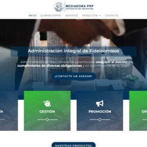 PAGINA CORPORATIVA PARA FIDUCIARIA