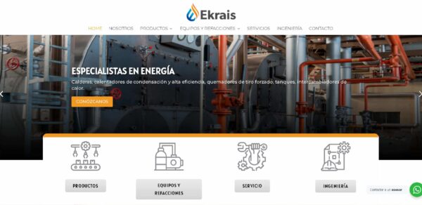 DISEÑO WEB EMPRESARIAL DE INGENIERIA TERMICA